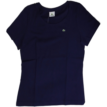 Vêtements Femme Polos manches courtes Lacoste TF2211 Bleu