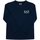 Vêtements Garçon T-shirts manches longues Emporio Armani EA7 6GBT52-BJ02Z Bleu