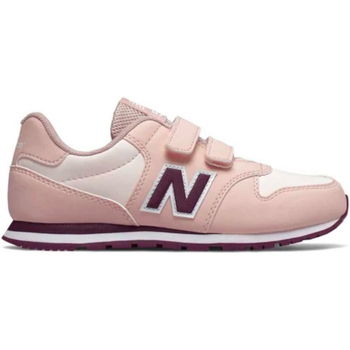 Chaussures Fille Baskets mode New Balance YV500 Rose