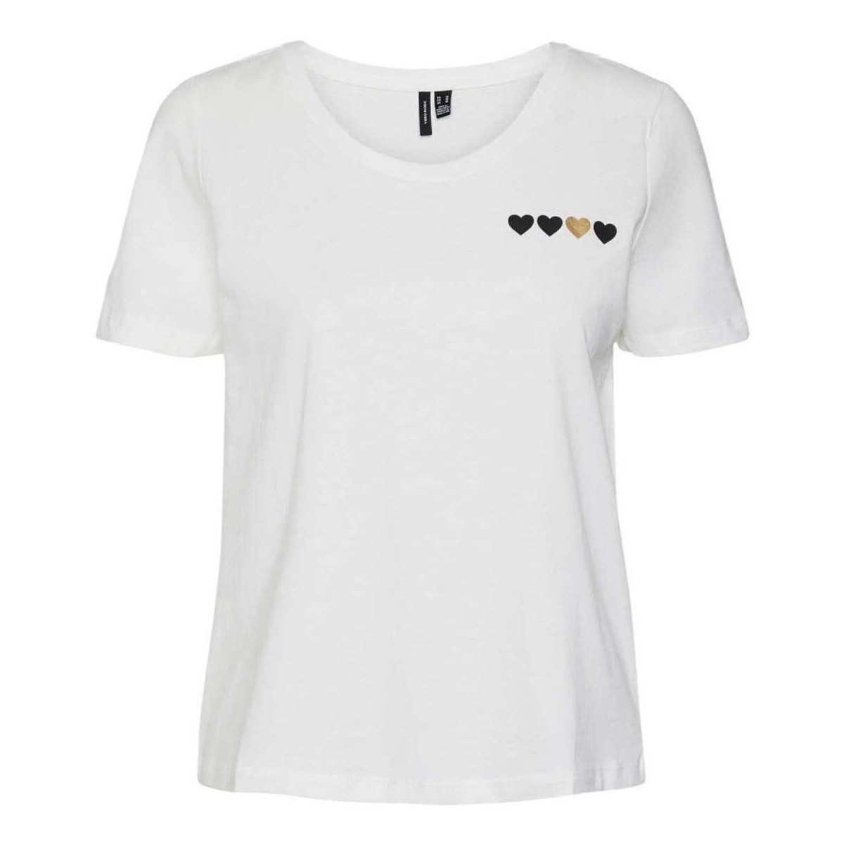 Vêtements Femme T-shirts manches courtes Vero Moda 160545VTPE24 Beige
