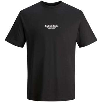 Vêtements Homme T-shirts manches courtes Jack & Jones 161465VTPE24 Noir