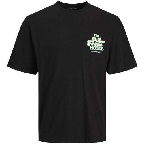 Vêtements Homme T-shirts manches courtes Jack & Jones 161473VTPE24 Noir