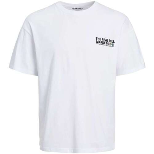 Vêtements Homme T-shirts manches courtes Jack & Jones 161474VTPE24 Blanc