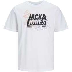 Vêtements Garçon T-shirts manches courtes Jack & Jones 161527VTPE24 Blanc