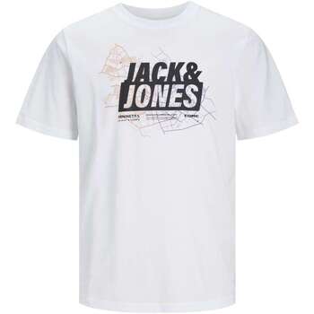Vêtements Garçon T-shirts manches courtes Jack & Jones 161527VTPE24 Blanc