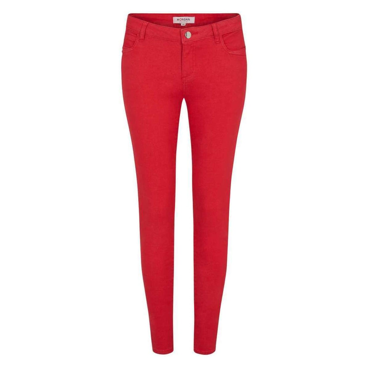 Vêtements Femme Pantalons 5 poches Morgan 161704VTPE24 Rouge