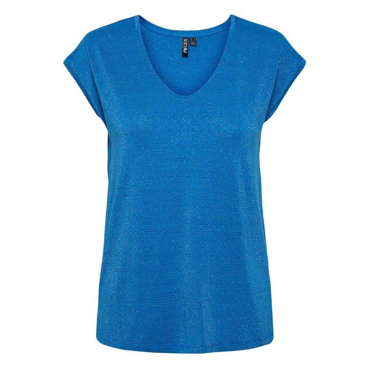 Vêtements Femme T-shirts manches courtes Pieces 162346VTPE24 Bleu