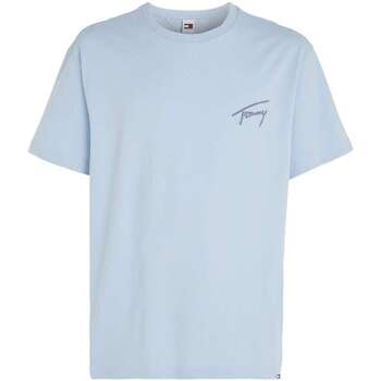 Vêtements Homme T-shirts manches courtes Tommy Jeans 163310VTPE24 Bleu