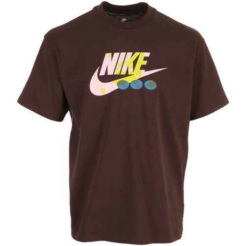 Vêtements Homme T-shirts manches courtes turquoise Nike Nsw Tee M 90 Bring It Out Hbr Marron