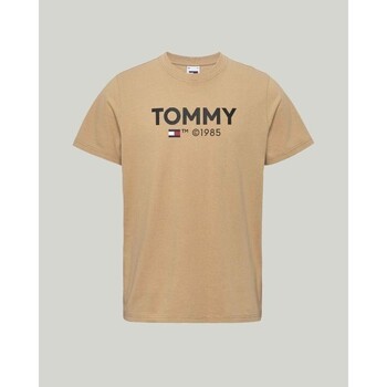Vêtements Homme T-shirts manches courtes Tommy Hilfiger DM0DM18264AB0 Beige