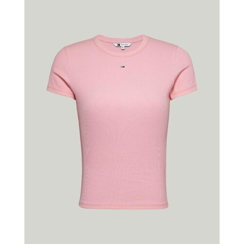 Vêtements Femme T-shirts & Polos Tommy Hilfiger DW0DW17383THA Rose