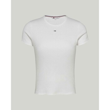 Vêtements Femme T-shirts & Polos Tommy Hilfiger DW0DW17383YBR Blanc