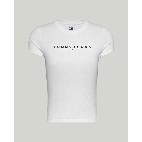 Vêtements Femme T-shirts & Polos Tommy Hilfiger DW0DW17361YBR Blanc