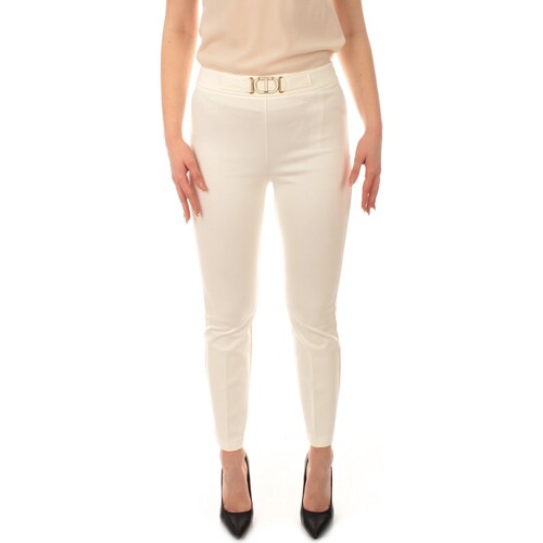 Vêtements Femme Pantalons 5 poches Twin Set 241TP2274 Blanc
