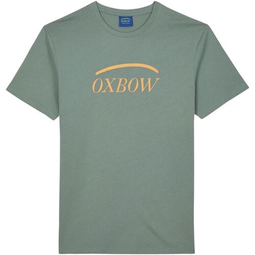 Vêtements Homme T-shirts manches courtes Oxbow Tee shirt manches courtes graphique Vert