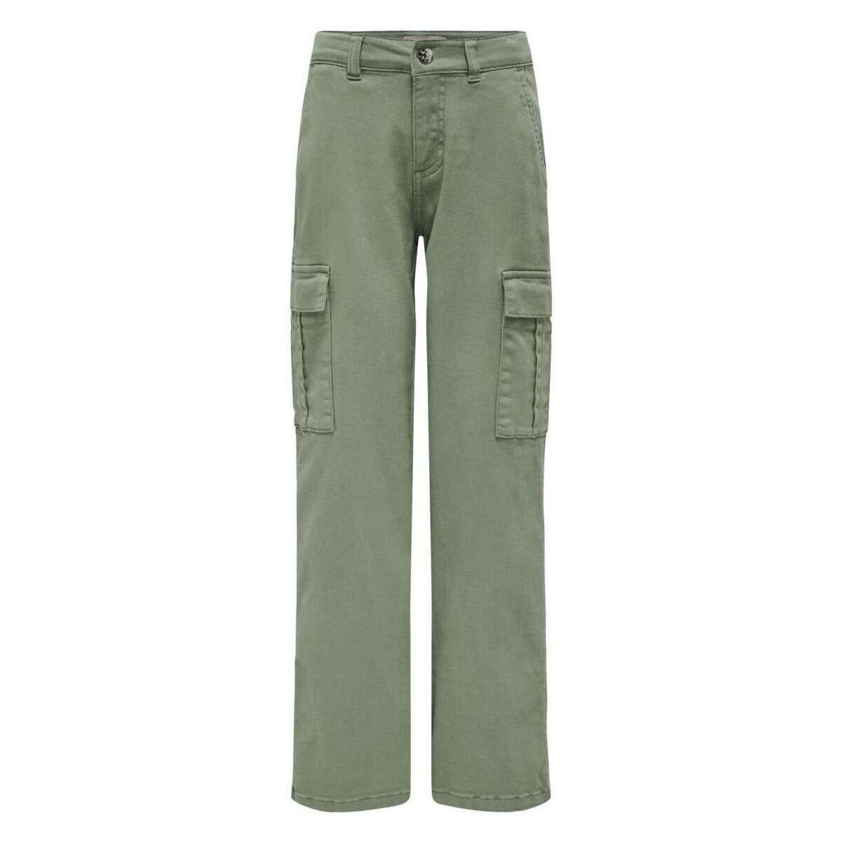 Vêtements Fille Pantalons cargo Only 162097VTPE24 Vert