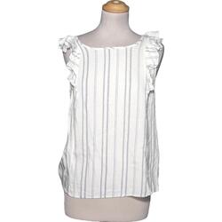 Vêtements Femme Débardeurs / T-shirts sans manche Etam débardeur  38 - T2 - M Blanc Blanc