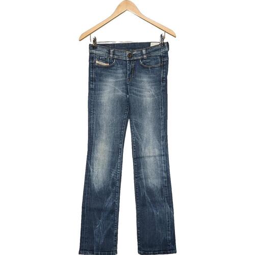 Vêtements Femme Jeans fitted Diesel jean droit femme  34 - T0 - XS Bleu Bleu