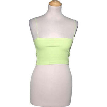 Vêtements Femme Débardeurs / T-shirts sans manche Zara débardeur  36 - T1 - S Vert Vert