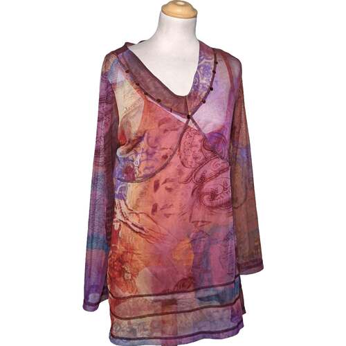 Vêtements Femme Rideaux / stores Jacqueline Riu blouse  40 - T3 - L Violet Violet