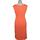 Vêtements Femme Robes Camaieu robe mi-longue  36 - T1 - S Orange Orange