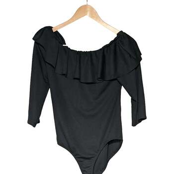 Vêtements Femme Collection Printemps / Été Zara top manches courtes  40 - T3 - L Noir Noir