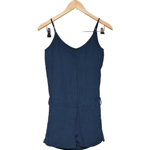 Vêtements Femme Combinaisons / Salopettes Bizzbee combi-short  34 - T0 - XS Bleu Bleu