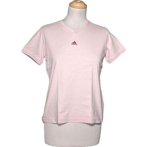 Vêtements Femme T-shirts & Polos adidas baseball Originals top manches courtes  40 - T3 - L Rose Rose