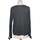 Vêtements Femme T-shirts & Polos Massimo Dutti 36 - T1 - S Noir