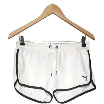 Vêtements Femme Shorts / Bermudas Puma azul short  40 - T3 - L Blanc Blanc