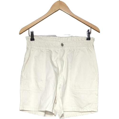 Vêtements Femme Shorts / Bermudas Pull And Bear short  42 - T4 - L/XL Beige Beige