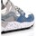 Chaussures Homme Baskets mode Flower Mountain Yamano 3 Man DaimNylon Atlantic-Blanc Bleu
