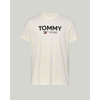 Vêtements Homme T-shirts manches courtes Tommy Hilfiger DM0DM18264 Blanc