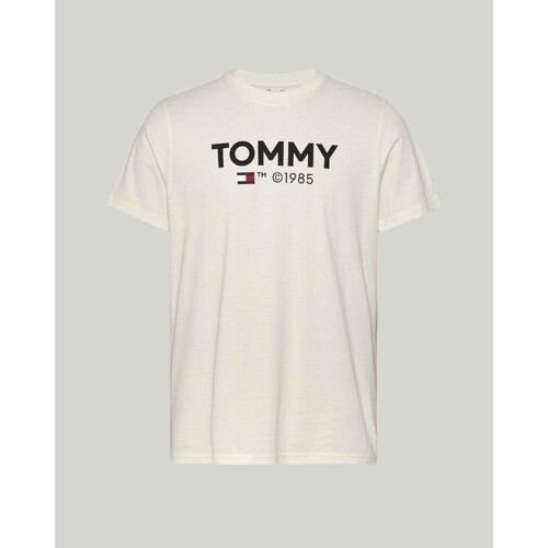 Vêtements Homme T-shirts manches courtes Tommy Hilfiger DM0DM18264 Blanc