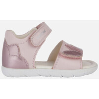 Chaussures Fille Sandales et Nu-pieds Geox B SANDAL ALUL GIRL rose clair/argent