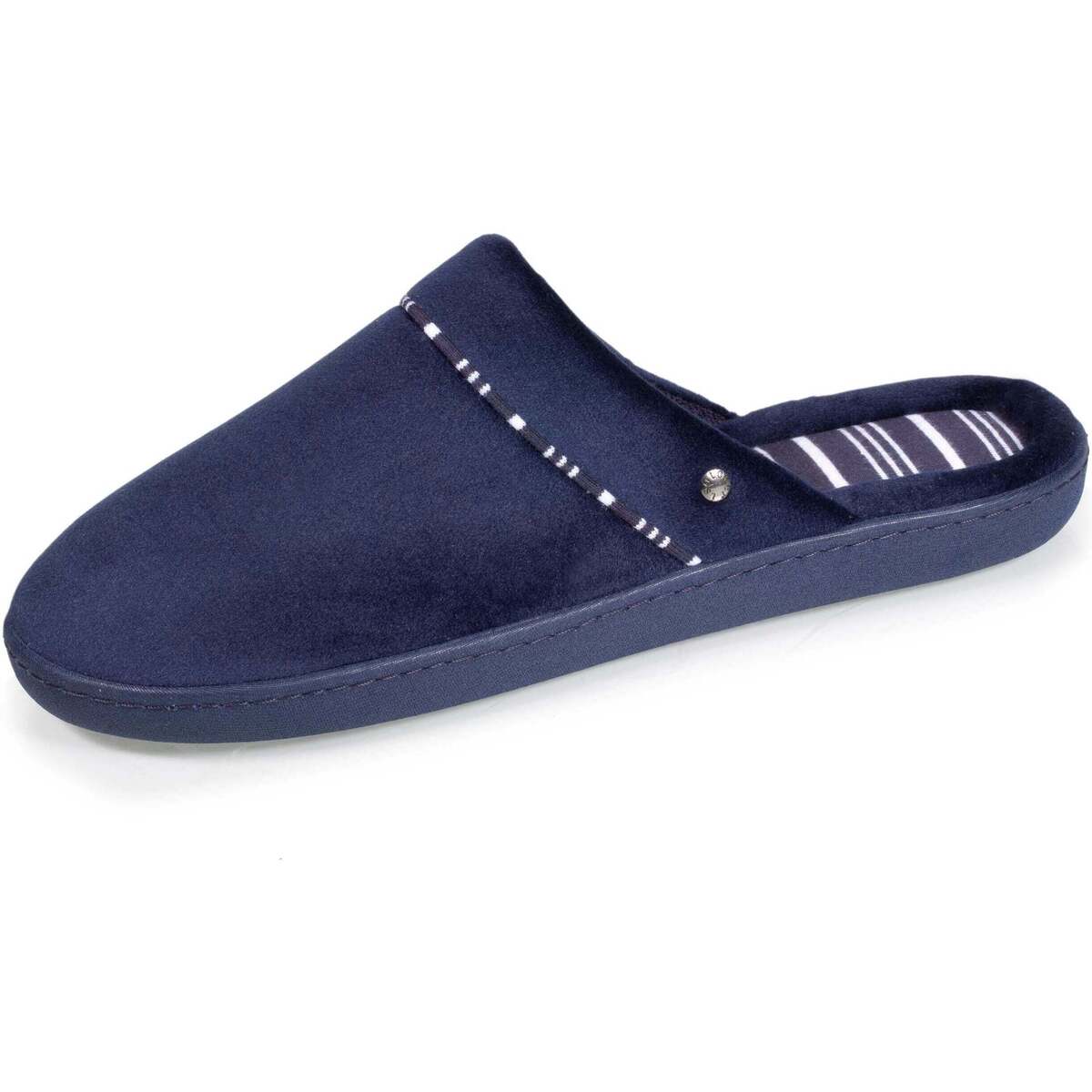 Chaussures Femme Chaussons Isotoner Chaussons Mules ultra confort Bleu
