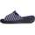 Chaussures Femme Chaussons Isotoner Chaussons Mules ouvertes à talon 4,5 cm ultra confort Bleu