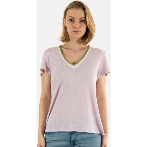 Vêtements Femme T-shirts manches courtes Freeman T.Porter 23324488 Violet