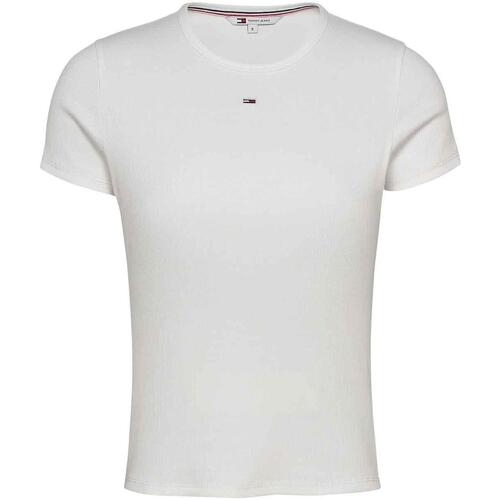 Vêtements Femme T-shirts & Polos Tommy Jeans  Blanc