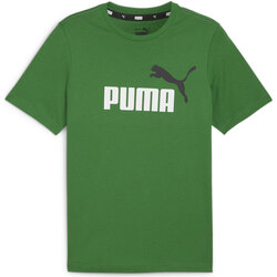 Vêtements Homme Polos manches courtes Puma ESS+ 2 Col Logo Tee Vert