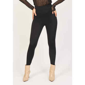 Vêtements Femme multi-logo-print Leggings BOSS Legging femme  slim noir Noir