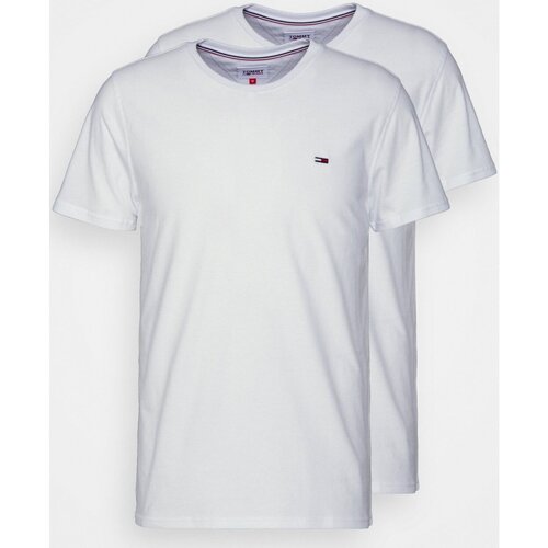 Vêtements Homme T-shirts manches courtes Tommy Jeans DM0DM15381 Blanc