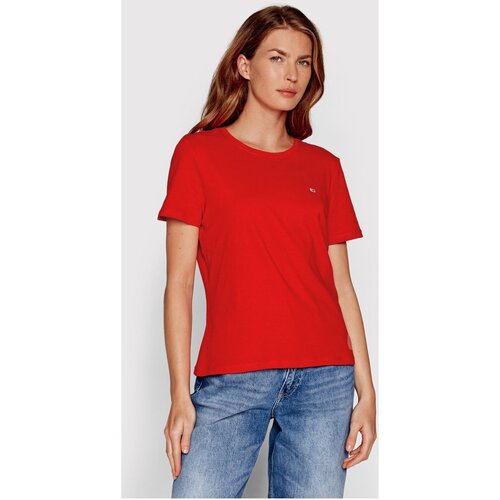 Vêtements Femme T-shirts & Polos Tommy Jeans DW0DW14616 Rouge