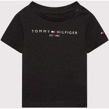Vêtements Enfant T-shirts manches courtes Tommy Hilfiger KN0KN01487 Noir