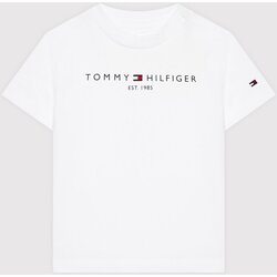 Vêtements Enfant T-shirts manches courtes Tommy Hilfiger KN0KN01487 Blanc