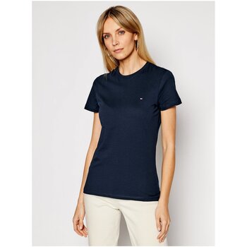 Vêtements Femme T-shirts & Polos Tommy Hilfiger WW0WW22043 Bleu