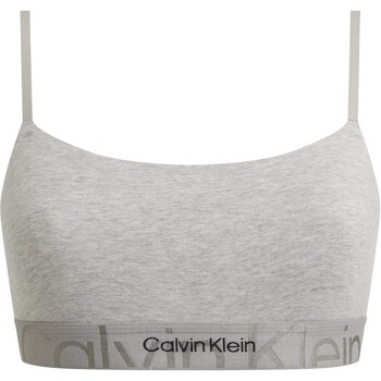 Sous-vêtements Femme Triangles / Sans armatures BDS Calvin Klein Jeans Unlined Bralette Gris