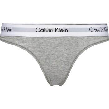 Sous-vêtements Femme Slips Calvin Klein Jeans Thong Gris