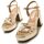 Chaussures Femme Sandales et Nu-pieds MTNG BRITT Doré