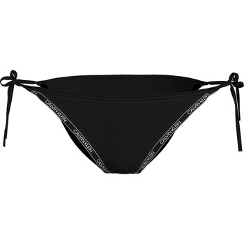 Vêtements Femme Maillots de bain 2 pièces Calvin Klein Jeans String Side Tie Noir
